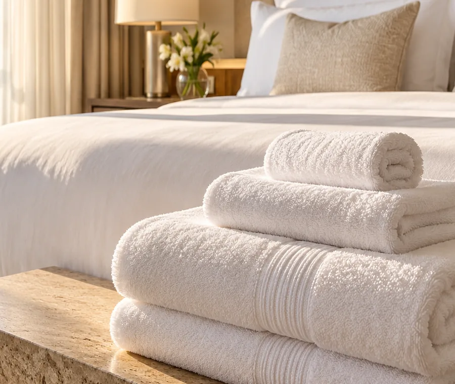 Sábanas para la línea hotelera