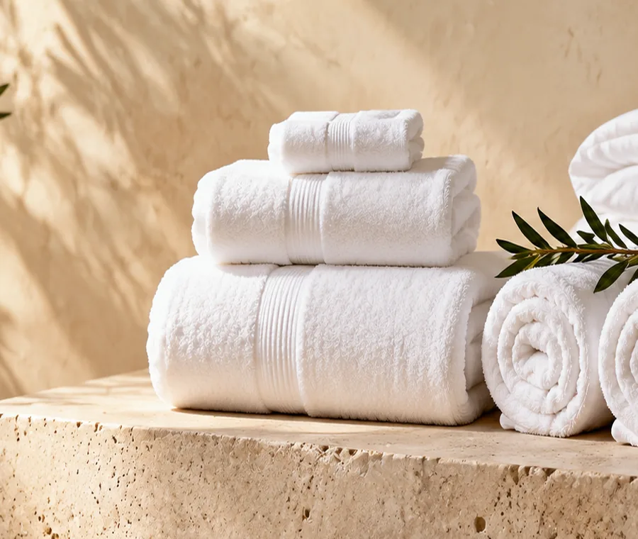 Toallas de baño para la línea hotelera