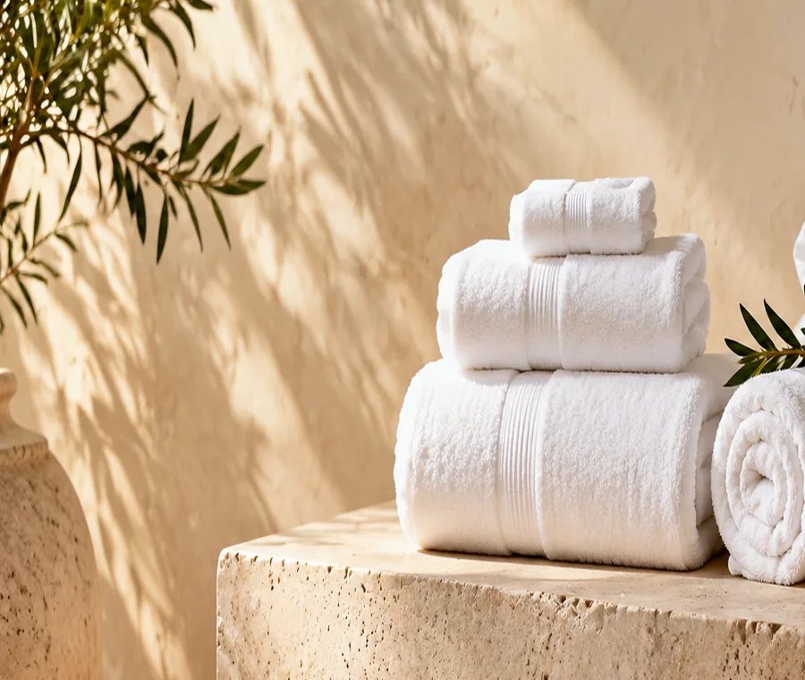 Toallas de piscina y spa para la línea hotelera